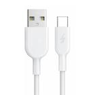 Cabo usb tipo c Turbo Branco para Samsung A04e A22 A52s A32 A72 carregador e Dados