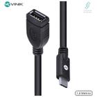 Cabo USB Tipo C X Extensor USB a Femea 2.0 2 Metros - C20UAF-18 - Vinik