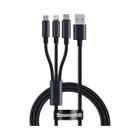 Cabo Usb Universal 3 Em 1 Para Iphone 13 12 11 Samsung Xiaomi Huawei Carregador De Dados Micro Usb