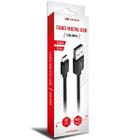 Cabo USB X Micro USB 1M 2A CB-M10BK Preto C3 TECH - C3TECH