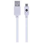 Cabo Usb X Micro Usb B 2.0 5 Pinos 2 Metros Branco - Musb-2