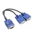 Cabo VGA Em Y Para Monitor, 1 VGA macho X 2 VGA fêmea - IT Blue