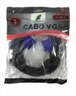 Cabo Vga Macho X Vga Macho 5M Xc-Vga5 Preto