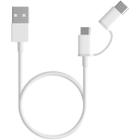 Cabo Xiaomi SJX02ZM - Micro USB/Tipo c/USB - 1 Metro - Branco