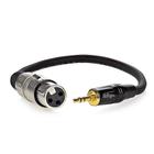 Cabo XLR para P2 Áudio Profissional Estereo - 20 cm - CIRILO CABOS