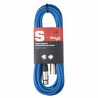 Cabo XLR/XLR Microfone Mesa De Som Stagg 6 Metros SMC6 Azul