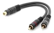 Cabo y 2 plug rca macho x jack rca 20 cm star cable 101.1.20