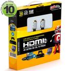 Cabos Hdmi 2.0 Flat Desmontável - 20 Mts Kit 10 - Cirilo Cabos