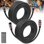 Cabos XLR Bietrun (8m) - Pacote com 2 Unidades - Cabo de Microfone Balanceado