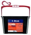 Caçamba 12l Preta com Cabo Vermelho - Atlas - Tua Casa Ferragem