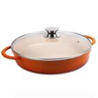 Cacarola Antiaderente Hercules 30cm Laranja 3,5L