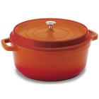 Caçarola Antiaderente Laranja 6,8L Hercules PA9000-28L