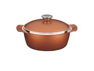 Cacarola cocotte 14cm 0 8l lyon dourado aluminio com revestimento antiaderente tramontina