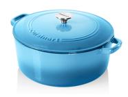 Caçarola Cuisinart Chef's Classic em ferro fundido esmaltado 7L azul