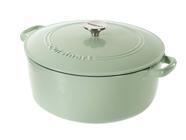 Caçarola Cuisinart Chef's Classic em ferro fundido esmaltado 7L verde