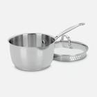 Caçarola cuisinart em aço inox 1,8 litro com tampa 719-18