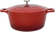 Caçarola De Indução Antiaderente 20Cm Cook&Chef - Vermelho