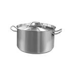 Caçarola Inox Profissional Fundo Triplo 36 cm