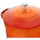 Caçarola Le Cook Indução Antiaderente Premier Orange 24cm