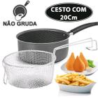 Caçarola Profissional Antiaderente Fritadeira Cozinha Master 24cm