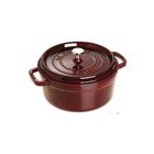 Caçarola redonda em ferro fundido Staub 22cm vermelha