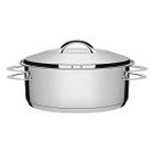 Caçarola Tramontina Solar Rasa em Aço Inox 28 cm 7,1 L