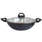 Caçarola Wok Com Tampa nº 28 3 Litros Master Craquelado