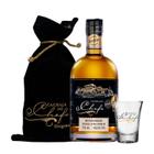 Cachaça do chefe extra premium 750ml c/ copo personalizado e embalagem