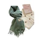 Cachecol de Caxemira Dupla Face - Pashmina Quente para Inverno