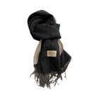 Cachecol de Caxemira Dupla Face - Pashmina Quente para Inverno