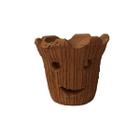 Cachepot Baby Groot Vaso de Cerâmica Barro para Suculenta PP DEC139 - Artesanal