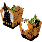 Cachepot de Papel Grande Halloween Laranja 13cm 8 Unidades - Regina