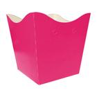 Cachepot de Papel Liso Pink Pequeno - 10 Unidades - NC Toys