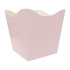 Cachepot de Papel Liso Rosa Pequeno - 10 Unidades - NC Toys