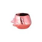 Cachepot Decorativo Cerâmica Baleia Rose Gold 10CM 08619 Mart