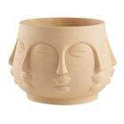 Cachepot Em Cimento Faces Nude Mart 1927 cm