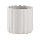 Cachepot em Cimento Off White - 18 cm