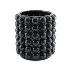 Cachepot Preto em Cimento 16x11x11cm - Mart