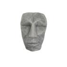Cachepot Vaso Rosto 3D cor pedra Casa E Decoração 10x15