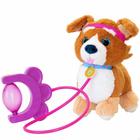 Cachorrinho Pelucia Walking Petz Com Coleira Mexe Orelhas - Multikids