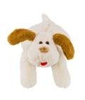 Cachorro Branco Brincando 31cm - Pelúcia