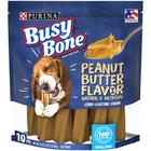 Cachorro mastiga Purina Busy Bone, manteiga de amendoim de longa duração, 10 quilates