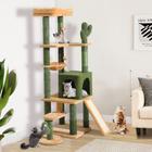 Cacto alto Cat Tree Tower YITAHOME com escova de limpeza automática de 1,5 m