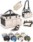 Caddy de Limpeza FifthStart Multiuso - 9 Bolsos com Alça - Bege