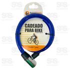 Cadeado Bicicleta 15x800mm Com 2 Chaves Troya Tools TRY-6081