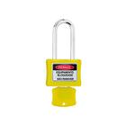 Cadeado Bloqueio Papaiz 35/50mm Haste Longa Amarelo