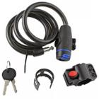 Cadeado de Cabo com Chave de Silicone Resistente
