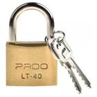 Cadeado Latão Pado Resistente Com Duas Chaves Lt 40mm
