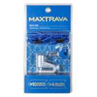 Cadeado Moto Disco Cabo Lembrete 5.5MM Prata Max100 MAXTRAVA