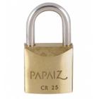 Cadeado Papaiz 25mm Haste Reforçada Com Duas Chaves Alta segurança CR25